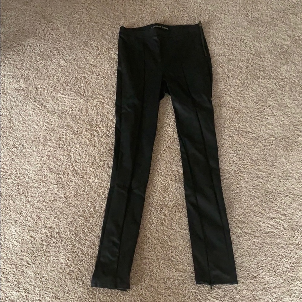 High waisted Faux leather pant